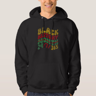 Zwarte Geschiedenis Maand 247365 Groovy Afrikaanse Hoodie