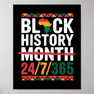 Zwarte Geschiedenis Maand 247365 Melanine Trots Af Poster
