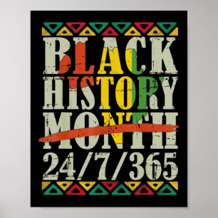 Zwarte Geschiedenis Maand 247365 Met Afrikaanse Ka Poster