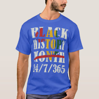 Zwarte geschiedenis maand 247365 met afrikaanse ka t-shirt