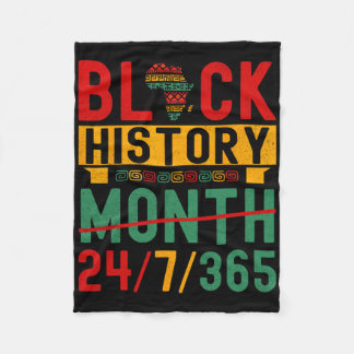 Zwarte Geschiedenis Maand 365 Één Maand Kan Onze H Fleece Deken
