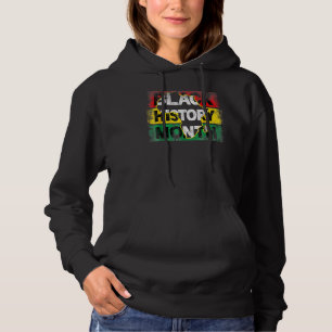 Zwarte geschiedenis Maand Afrika Kaart 1 Hoodie