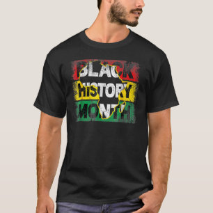 Zwarte geschiedenis Maand Afrika Kaart 1 T-shirt
