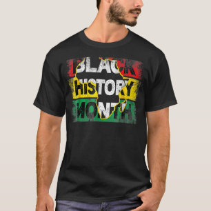 Zwarte geschiedenis Maand Afrika Kaart 1 T-shirt