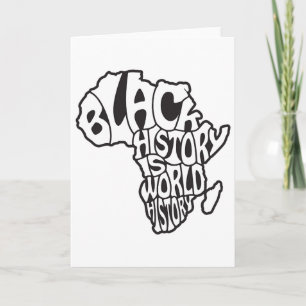 Zwarte Geschiedenis Maand Afrika Kaart Ontwerp Edu