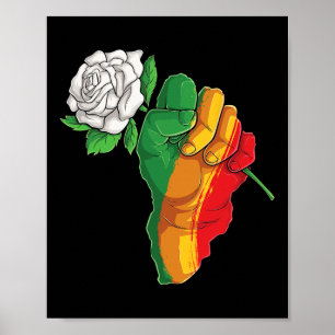 Zwarte Geschiedenis Maand Afrikaans-Amerikaanse Tr Poster