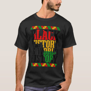 Zwarte geschiedenis Maand Afrikaans erfgoed T-shirt