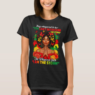 Zwarte Geschiedenis Maand Afrikaans Meisje Vrouw A T-shirt