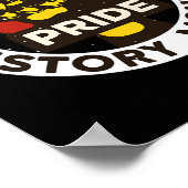 Zwarte Geschiedenis Maand Afrikaanse Amerikaanse P Poster (Hoek)