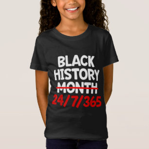 Zwarte geschiedenis Maand Afrikaanse Amerikaanse P T-shirt