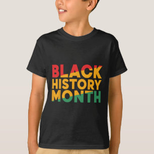 Zwarte geschiedenis Maand Afrikaanse Amerikaanse P T-shirt