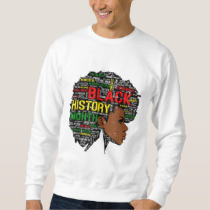 Zwarte geschiedenis Maand Afrikaanse Citaat Grafis Trui