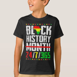 Zwarte geschiedenis maand Afrikaanse vrouw - Afrik T-shirt