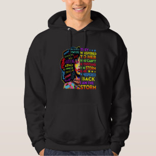 Zwarte Geschiedenis Maand Afrikaanse Vrouw Afro Ik Hoodie