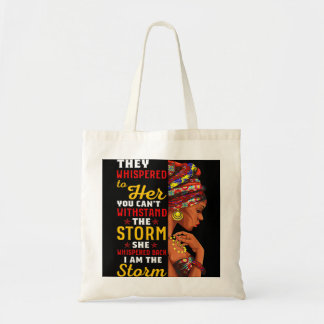 Zwarte Geschiedenis Maand Afrikaanse Vrouw Afro Ik Tote Bag