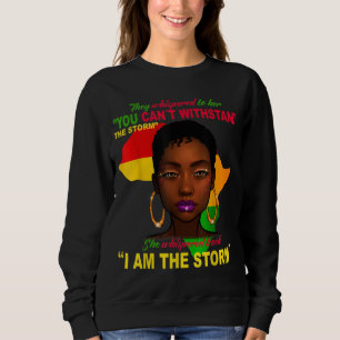 Zwarte Geschiedenis Maand Afrikaanse Vrouw Afro Ik Trui