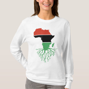 Zwarte geschiedenis Maand Afrikaanse wortels Empow T-shirt