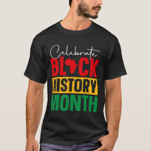 Zwarte-Geschiedenis, maand Afrikaanse Zwarte Pride T-shirt
