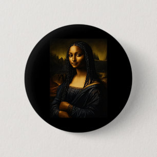 Zwarte Geschiedenis Maand Afro Afro-Amerikaans Mel Ronde Button 5,7 Cm