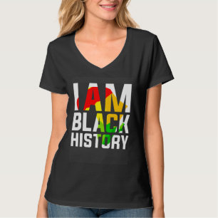 Zwarte Geschiedenis Maand Afro-Amerikaans Land Cel T-shirt