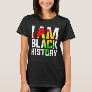 Zwarte Geschiedenis Maand Afro-Amerikaans Land Cel T-shirt