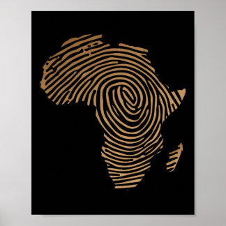 Zwarte Geschiedenis Maand Afro-Amerikaans Poster
