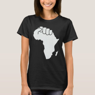 Zwarte Geschiedenis Maand Afro-Amerikaans THUIS Af T-shirt
