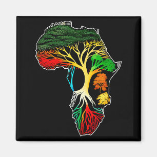 Zwarte Geschiedenis Maand Afro-Amerikaanse Vooroud Magneet
