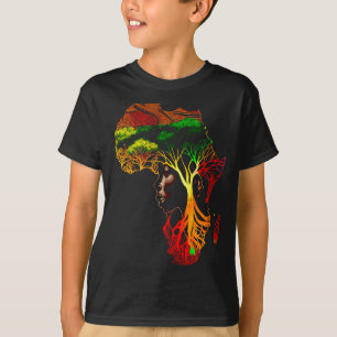 Zwarte Geschiedenis Maand Afro-Amerikaanse Vooroud T-shirt