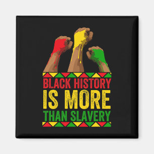 Zwarte Geschiedenis Maand Afro Zwarte Geschiedenis Magneet