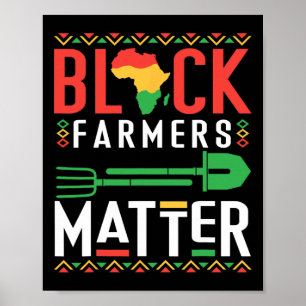 Zwarte Geschiedenis Maand Boeren Probleem Afro-Ame Poster
