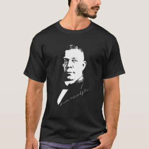 Zwarte Geschiedenis Maand Booker Washington Silhou T-shirt