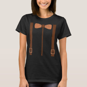 Zwarte Geschiedenis Maand Bow Stropdas Suspender M T-shirt