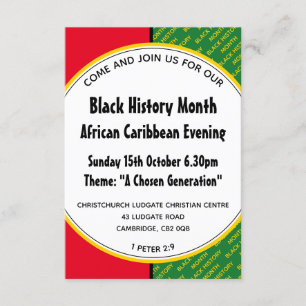 ZWARTE GESCHIEDENIS MAAND Celebratie Aangepaste ui Kaart