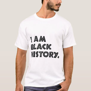Zwarte geschiedenis Maand Design Afbeelding Afbeel T-shirt