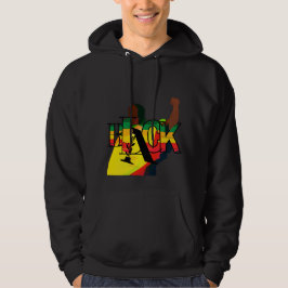 Zwarte geschiedenis maand design hoodie