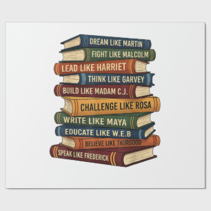 Zwarte Geschiedenis Maand Droom Cadeaupapier