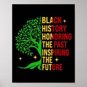 Zwarte Geschiedenis Maand Eert de Toekomst en insp Poster