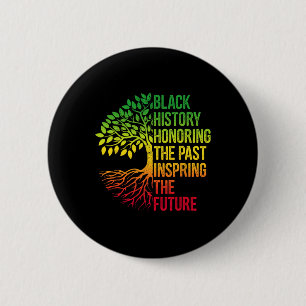 Zwarte Geschiedenis Maand Eert Verleden Inspireert Ronde Button 5,7 Cm