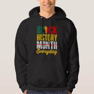 Zwarte Geschiedenis Maand Elke Dag Afrikaanse Mela Hoodie