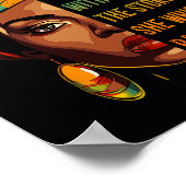 Zwarte geschiedenis maand Erfgoed Cultuur Afro-Ame Poster (Hoek)