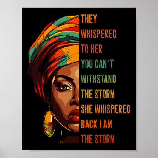 Zwarte geschiedenis maand Erfgoed Cultuur Afro-Ame Poster (Voorkant)