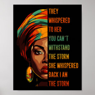 Zwarte Geschiedenis Maand Erfgoed Cultuur Afro-Ame Poster