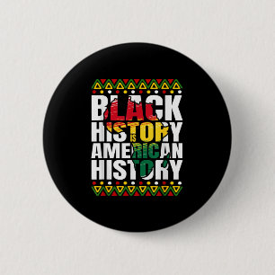 Zwarte geschiedenis maand Erfgoed Cultuur Afro-Ame Ronde Button 5,7 Cm