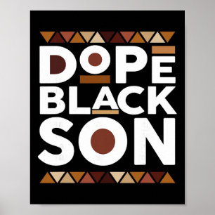 Zwarte Geschiedenis Maand Familie Matching Melanin Poster
