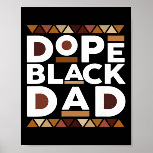 Zwarte Geschiedenis Maand Familie Matching Melanin Poster