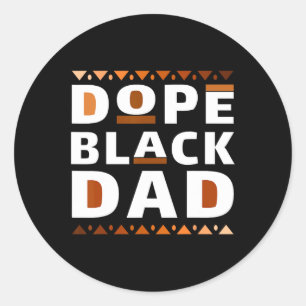Zwarte Geschiedenis Maand Familie Overeenkomende M Ronde Sticker