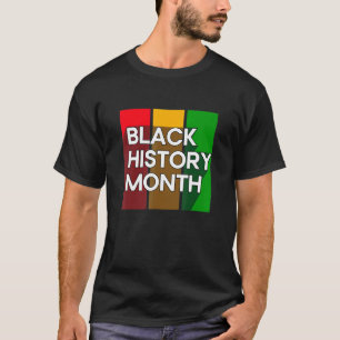 Zwarte geschiedenis maand februari leraar t-shirt