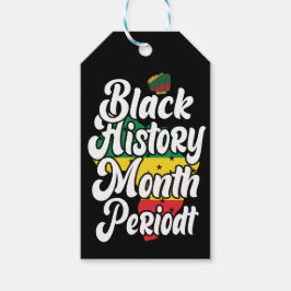 Zwarte geschiedenis maand februari Melanin Sista B Cadeaulabel