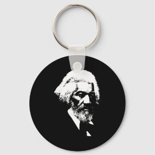 Zwarte Geschiedenis Maand Frederick Dougl Silhouet Sleutelhanger